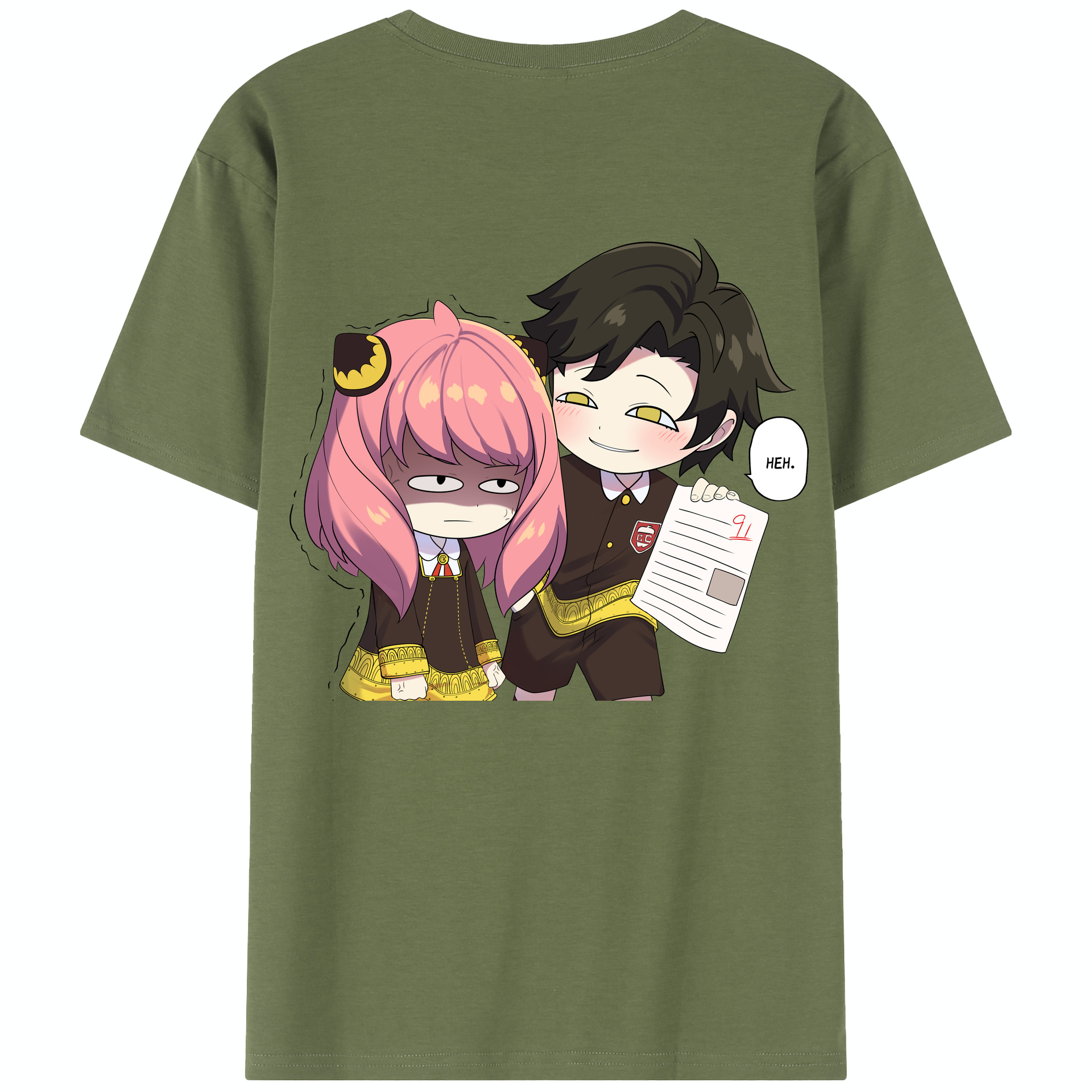 （画像用） SPY×FAMILY间谍家家酒 綿100％半袖Tシャツ（背面プリント）